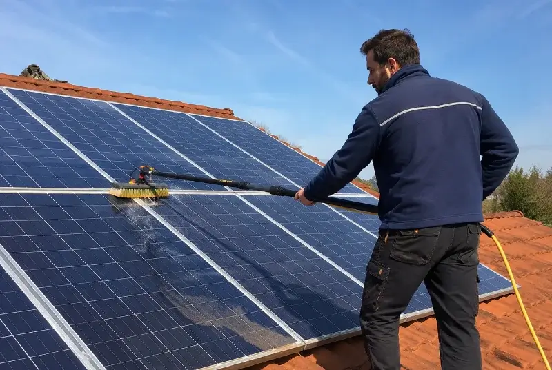Nettoyage et entretien de panneaux solaires à Saint-Étienne-de-Montluc